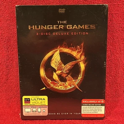 The Hunger Games Deluxe Edition (DVD, 2012, 3-Disc Set) New Sealed - Image 1 of 4