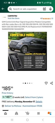 SAM Control Unit Rear Signal Acquisition Module Compatiblewith Mer-cedes Ben-z  - Image 1 of 4