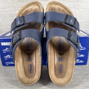 Birkenstock Arizona Weichbettung Sandalen Damen EU 36 US 5 5,5 Blau " - Bild 1 von 12
