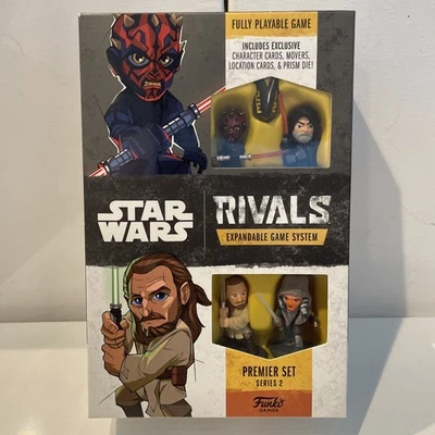 Funko Star Wars Rivals Series 2 Premier Set Maul, Baylon, Qui-Gon Jinn, Ahsoka  - Imagem 1 de 2
