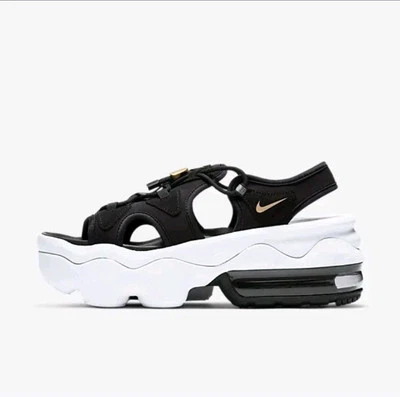 Nike Women's Size 8 Air Max Koko Sandal (Black/White/Gold) - Изображение 1 из 4