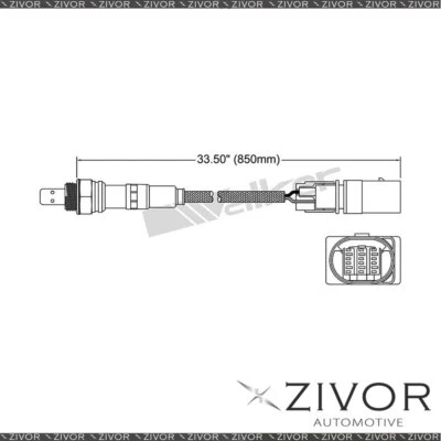 New WALKER Pre-Catalytic Oxygen Sensor For Audi A8 3.2 BPK 6 Cyl #EGO-571 - image 1 of 2
