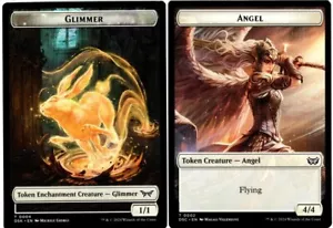 1x - GLIMMER \\ ANGEL (#04/02) Token - CMR: Duskmourn - NM MTG - Picture 1 of 1