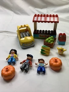 LEGO DUPLO 10867 Mercado de Agricultores Alimentos Calabazas Vehículo Set 100% Completo - Imagen 1 de 7
