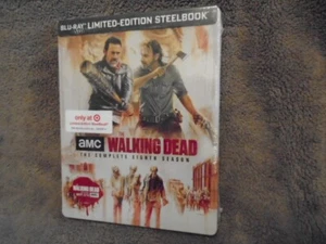 SEALED RARE TARGET STEELBOOK Walking Dead Season Eight BLU-RAY SET horror zombie - Picture 1 of 2