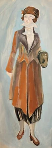 Vintage original gouache painting theatre costume design - Picture 1 of 13