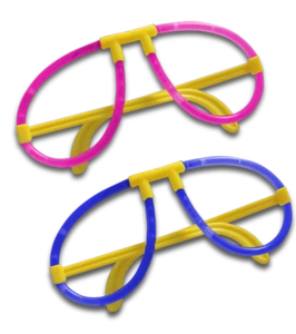 Occhiali Luminosi Braccialetti Fluorescenti Per Festa GLOW STICK - Picture 1 of 2