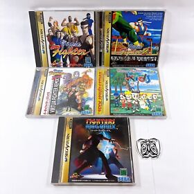 Lot 5 Virtua Fighter 2 Remix Kids Fighters Mega Mix w/Spines SS Sega Saturn JP