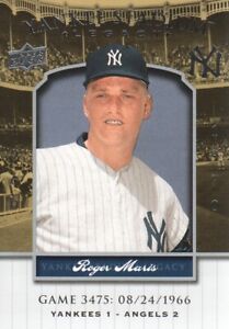 2008 Upper Deck Yankee Stadium Legacy Collection Baseball #3475 Roger Maris