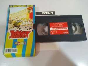 Asterix Y Obelix die Überraschung del CESAR 1989 - VHS Kassette Tape Spanisch - - Bild 1 von 3