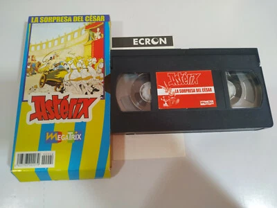 Asterix Y Obelix die Überraschung del CESAR 1989 - VHS Kassette Tape Spanisch - - Bild 1 von 3