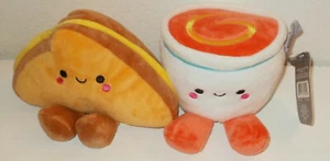 Hallmark Better Together Grilled Cheese and Tomato Soup Magnetic Plush Set NEW - Picture 1 of 3