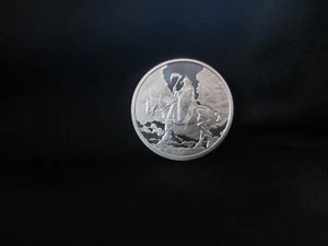 The Frazetta Collection 2 oz plata hecha en EE. UU. Frazetta Death Dealer V1 BU ronda - Imagen 1 de 2