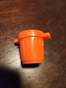1990 TMNT Turtle Copter bote de basura parte Teenage Mutant Ninja bote naranja - Imagen 1 de 4
