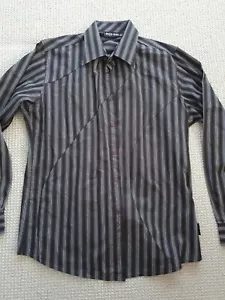 Camisa Mojo Hombre Manga Larga Grande Rayas - Imagen 1 de 12
