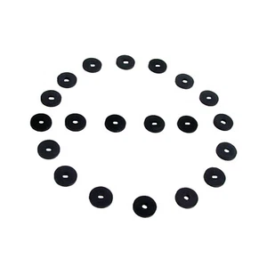 Lavadoras planas de goma 1/8" I.D, 1/2 O.D, 1/16"" de espesor, 20 piezas; UW 11 - Imagen 1 de 1