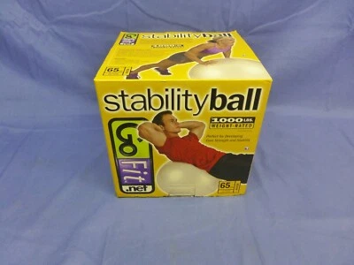 Go Fit CORE STRENGTH STABILITY BALL * 65cm MEDIUM * 1000lbs Weight-Rated * NEW - Image 1 of 4