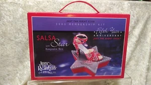 Just The Right Shoe Raine Salsa Star 2003 Limited Edition 90117 Box COA SCHLÜSSELANHÄNGER - Bild 1 von 2