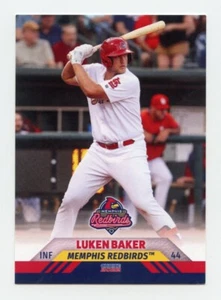 2022 Luken Baker Minor League Rookie RC Cardinals Memphis Redbirds - Photo 1 sur 1