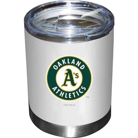 Oakland Athletics 12oz. Team Lowball Tumbler Cover