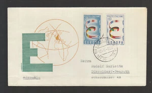 Italy Italia 1957 Europe Cept of beautiful FDC - Picture 1 of 1