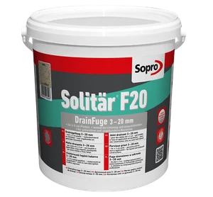 5,70€/kg 12,5kg Pflasterfugenmörtel anthrazit SOPRO Solitär F20 Drainfuge - Bild 1 von 3