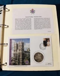Westminster Commemorative Cover Coin Collection 11 PAGES IN ALBUM - 01 - Picture 1 of 24