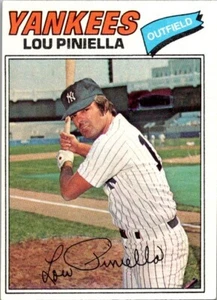 1977 Topps #96 Lou Piniella New York Yankees *NM* - Picture 1 of 2