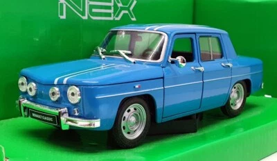 Welly 1/24 Scale Diecast - 24015W 1964 Renault R8 Gordini - Blue - Image 1 of 4