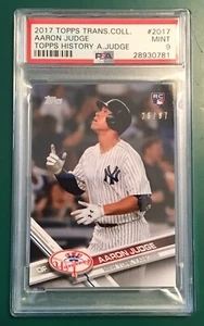 2017 Topps Transcendent 2018 VIP Party AARON JUDGE #AJ-2017 RC /87 PSA 9 - Picture 1 of 3