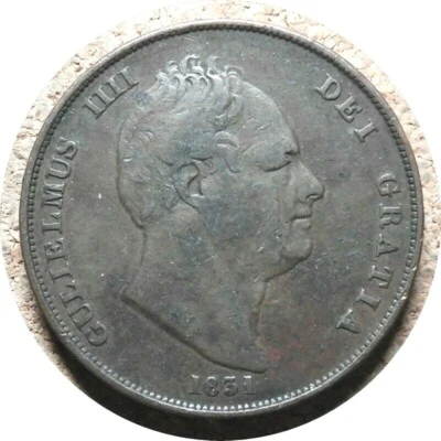 elf Great Britain Penny 1831  William IV - Image 1 of 2