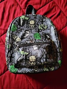 Hot Topic Universal Monsters Mini Backpack Bride Of Frankenstein Wolfman NEW