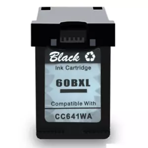 Tinta de alto rendimiento BK&Colr 60 60XL HP PhotoSmart C4600 DeskJet D2500 4200 serie F4400 - Imagen 1 de 6