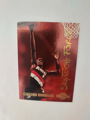 NBA - 1994-95 Skybox - Clifford Robinson SkyTech Force Card #SF24 Blazers - Image 1 of 2