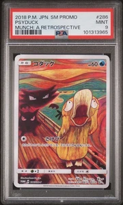 POKEMON PSA 9 MINT PSYDUCK 2018 SCREAM JAPANESE PROMO MUNCH CARD 286/SM-P - Picture 1 of 2