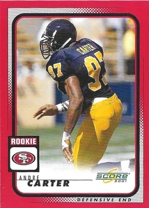 2001 Score #320 Andre Carter - Picture 1 of 1