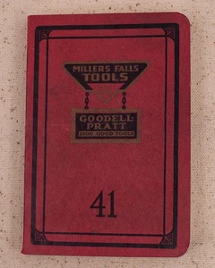 Millers Falls Tools & Goodell-Pratt Tools No.41  1st Joint Catalog  Jan.1935 - Picture 1 of 4