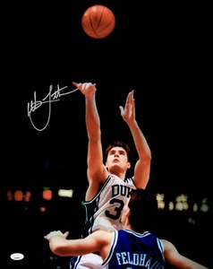 Christian Laettner Signed 16x20 Photo Duke Blue Devils Shooting Signed Left JSA - Picture 1 of 4