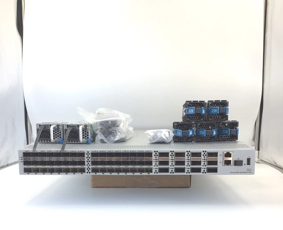 Cisco Nexus N9K-C93240YC-FX2 100G L3 Switch | 48x25G SFP28 | 6x100G QSFP28 - Image 1 of 1
