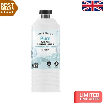 Gentle Pure Fabric Conditioner - 2L for 80 Fresh Washes, Family-Friendly - Image 1 of 4