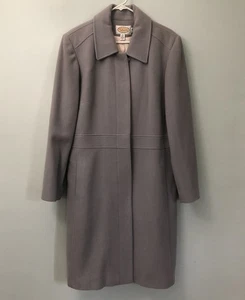 Talbots italienischer Wollmantel Damen Größe 16 grau edel - Bild 1 von 10