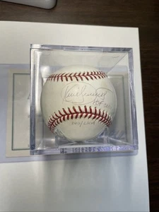 KIRBY PUCKETT INSCRIBED AUTOGRAPHED Rawlings ROALB BASEBALL Twins  "HOF 2001" - Picture 1 of 9