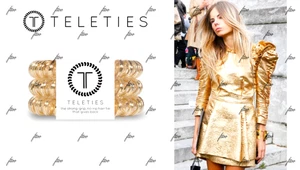 TELETIES LARGE GOOD AS GOLD METALLIC SUNSET MEDALLION PIXIE DUST SPARKLE ~LAST 1 - Picture 1 of 13