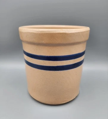 Vajilla de gres vintage a rayas azules 5,25' x 5". Sin marca Foto 1 de 4