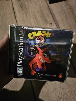 Crash Bandicoot 2 Cortex Strikes Back (Sony Playstation 1 PS1, 2000) CIB - Image 1 of 4