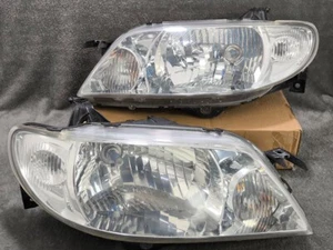 MAZDA 323 BJ PROTEGE FAMILIA LX FACELIFT OEM HALOGEN HEADLIGHTS LAMP LIGHT 01-03 - Picture 1 of 14