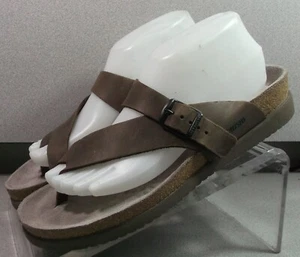 HELEN LMMSSA60 WOMENS SHOE SIZE 10 M (EURO 40) MARSH LEATHER THONG BY MEPHISTO - Picture 1 of 6