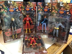 IDENTITY CRISIS SERIE 2 ACTION FIGURE SET COMPLETO DC DIRECT 2006 CUSTODIA FRESCA NUOVA - Foto 1 di 7