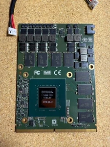 GTX 1080 8GB MXM GDDR5X 180W Performance GPU for AI/Gaming Laptop Upgrade tested - Picture 1 of 4