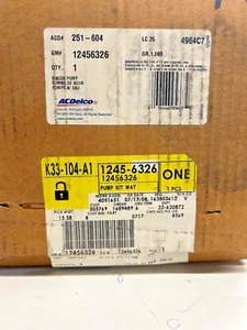 12456326 ACDelco Water Pump Kit - Picture 1 of 4